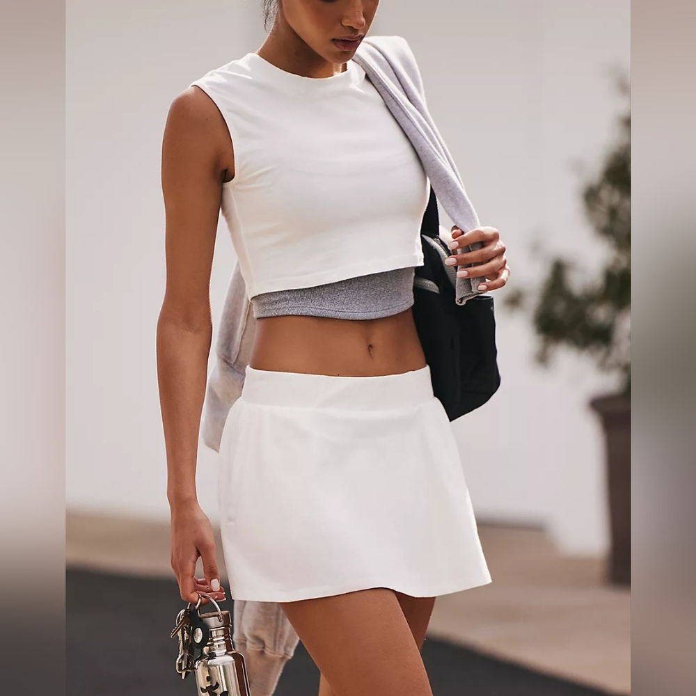 FP Movement Hot Shot Skort 2-Piece Set/White